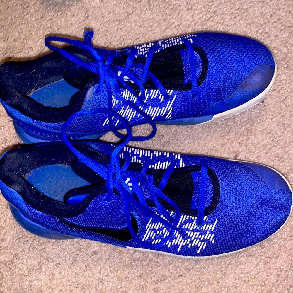 Blue black and white size 9.5 Kyrie Irving’s